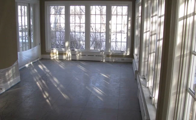 Terrazzo restoration before