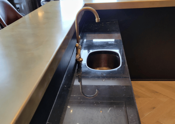 Brown Marble Countertop Restored